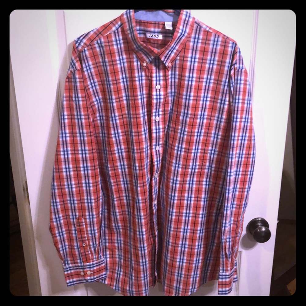Izod Perform Blue and Orange Shirt